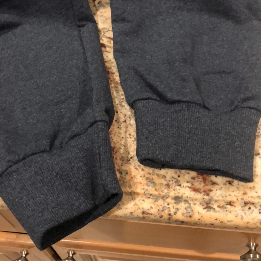 True Religion Blue/Silver Logo Joggers LARGE